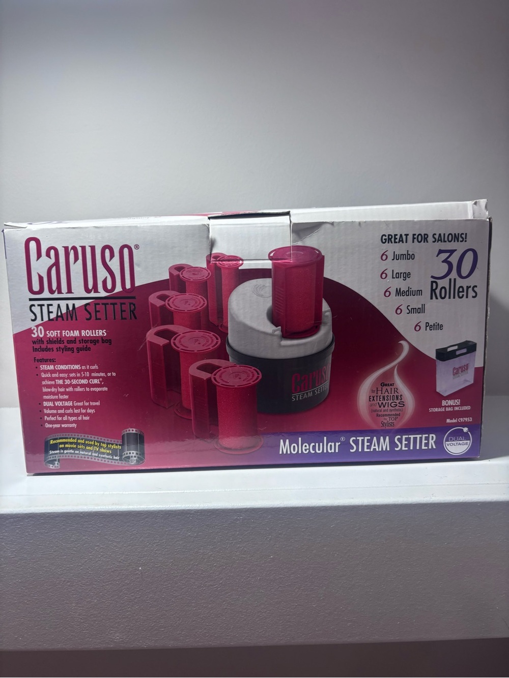 Caruso Steam Setter 30 Rollers Model C97953 Pre-Owned Excellent Condition